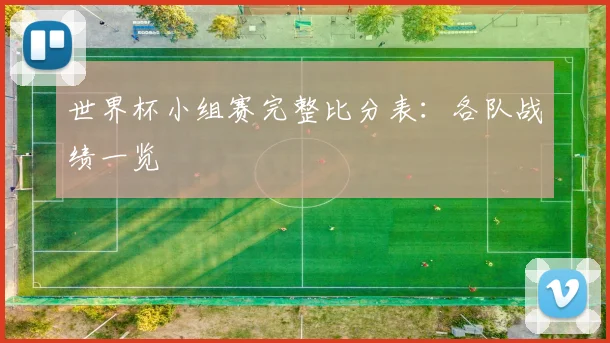 世界杯小组赛完整比分表：各队战绩一览