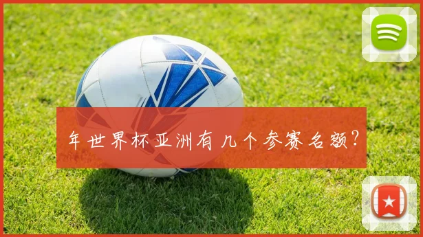 年世界杯亚洲有几个参赛名额?